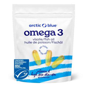 Artic Blue Omega 3 visolie met vitamine D (30 capsules)