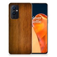 OnePlus 9 | Bumper Hoesje | Donker Hout
