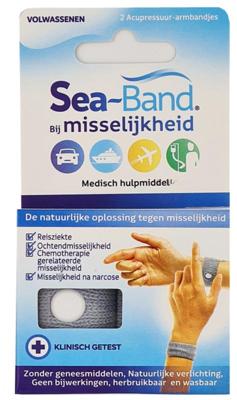 Sea Band Polsband volwassenen grijs
