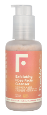 Freshly Cosmetics Exfoliating Rose Facial Cleanser 100 ml Make-up verwijderaar en reiniger