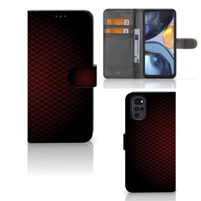 Motorola Moto G22 | Telefoon Hoesje | Geruit Rood