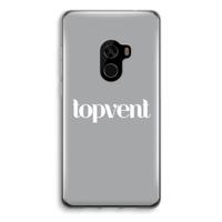 Topvent Grijs Wit: Xiaomi Mi Mix 2 Transparant Hoesje