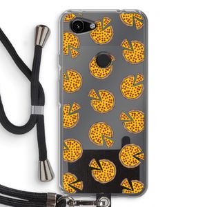 You Had Me At Pizza: Pixel 3a Transparant Hoesje met koord