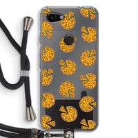You Had Me At Pizza: Pixel 3a Transparant Hoesje met koord
