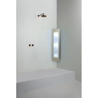 Sunshower Round Medium Plus infrarood + UV licht opbouw incl. installatieset hoek 140x33x25cm Sand White M0600-M0106-SML0800