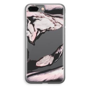 Roze stroom: iPhone 8 Plus Transparant Hoesje