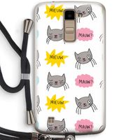 Meow: LG K10 (2016) Transparant Hoesje met koord