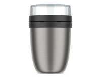 Mepal Lunchpot ellipse - geïsoleerd - nordic black - 500 ml + 200 ml