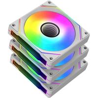 Pakket van 3 ventilatoren - XIGMATEK Infinity G20A - 120 mm - Voor pc-behuizing - Wit