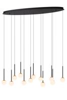 Lucide CALINA - Hanglamp - LED Dimb. - 12x7,7W 2700K - Zwart | Premium