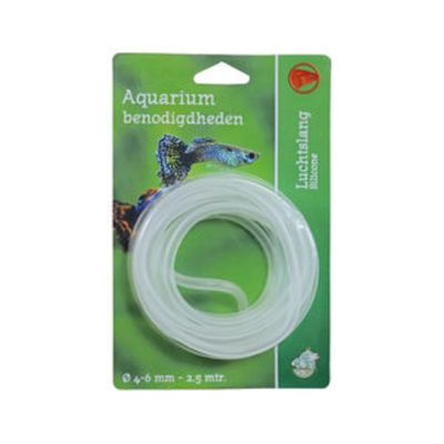 Luchtslang diameter 4-6 mm silicone 2.5 meter op blister Aqua-accessoires Gebr. de Boon - Gebr de boon Luchtslang diameter 4-6 mm silicone 2.5 meter op blister Aqua-accessoires Gebr. de Boon - Gebr de boon