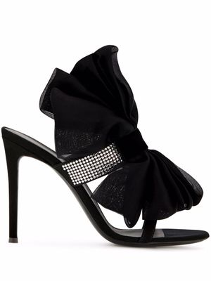 Giuseppe Zanotti sandales Amabel à détail de nœud - Noir