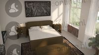 Opberg boxspring 160 x 200 cm- stofkleur 7037 Opberg boxspring 160 x 200 cm- stofkleur 7037