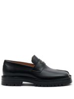 Maison Margiela mocassins Tabi en cuir - Noir - thumbnail