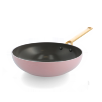 Sublime Blush Pink Wok 28cm Sublime Blush Pink Wok 28cm