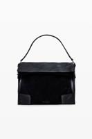 Leren tas M - BLACK - U