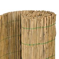Rieten decoratiemat dubbel 100 cm Tuindeco - Tuindeco