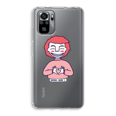 Hartje: Xiaomi Redmi Note 10S Transparant Hoesje
