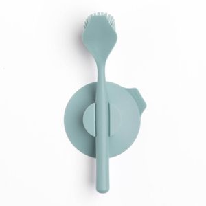 Brabantia afwasborstel met zuignaphouder - Mint