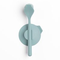 Brabantia afwasborstel met zuignaphouder - Mint