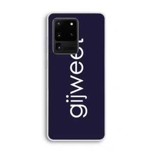 Gijweet: Samsung Galaxy S20 Ultra Transparant Hoesje