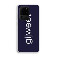 Gijweet: Samsung Galaxy S20 Ultra Transparant Hoesje