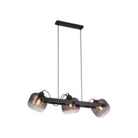 Just Light HanglampCup 2.0 3-lichts smoke glas - 15753-18