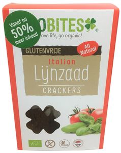 Biobites Lijnzaad Crackers Italian