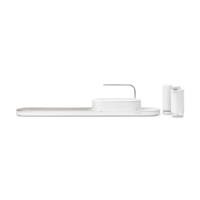 SinkStyle Organiser Set, 4-delig (organiser met afdruipbak, zeep- en afwasmiddeldispenser) - Mineral Fresh White