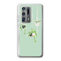 Hang In There: Huawei P40 Pro Plus Transparant Hoesje