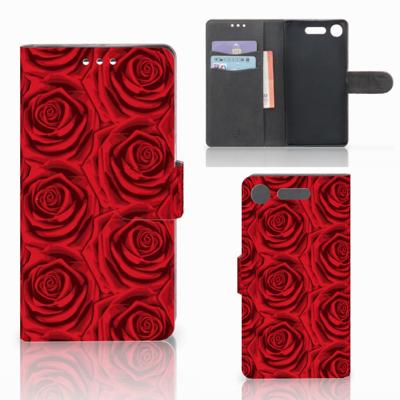 Sony Xperia XZ1 Hoesje Red Roses Sony Xperia XZ1 Hoesje Red Roses