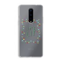 It's Lit: OnePlus 8 Transparant Hoesje