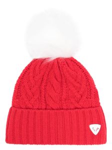 Rossignol Mady cable-knit beanie - Rouge