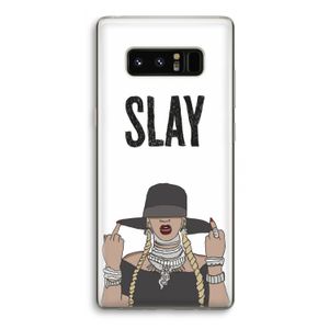 Slay All Day: Samsung Galaxy Note 8 Transparant Hoesje