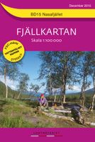 Wandelkaart BD15 Fjällkartan Nasafjället | Lantmäteriet Wandelkaart BD15 Fjällkartan Nasafjället | Lantmäteriet