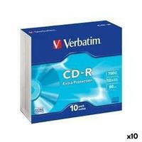 CD-R Verbatim Extra Protection 700 MB 52x 10 Onderdelen (10 Stuks)