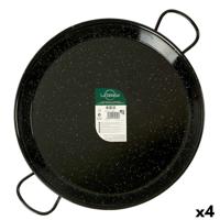 Pan La Dehesa 0255-LD 0255-LD Zwart Geëmailleerd Staal Ø 55 cm 69 x 6 x 55 cm (4 Stuks)