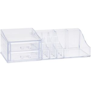 Make-up organizer/houder sorteerbakje 30 x 9 x 13 cm