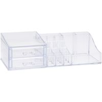 Make-up organizer/houder sorteerbakje 30 x 9 x 13 cm - thumbnail