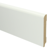 MDF Koloniale plint 120x15 voorgelakt RAL9010 - lengte 240cm