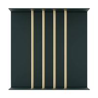 Umage Teaser shelf aluminium wandrek forest green