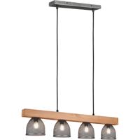 LED Hanglamp met Vier Lichtbronnen - Antiek Nikkel - Aluminium - E14 Fitting