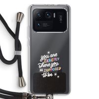 Right Place: Xiaomi Mi 11 Ultra Transparant Hoesje met koord