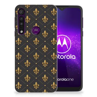 Motorola One Macro | TPU bumper | Franse Lelie