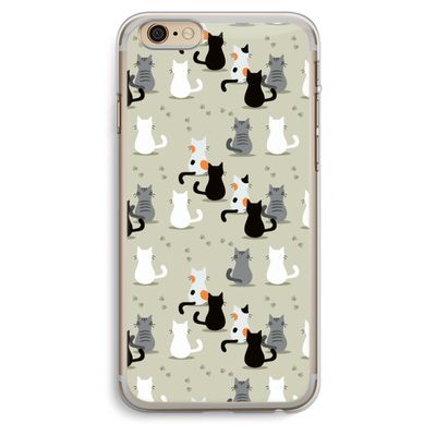 Katten: iPhone 6 Plus / 6S Plus Transparant Hoesje