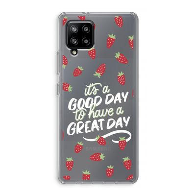 Don't forget to have a great day: Samsung Galaxy A42 5G Transparant Hoesje