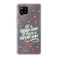 Don't forget to have a great day: Samsung Galaxy A42 5G Transparant Hoesje