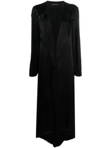 Barbara Bologna manteau long à col v - Noir