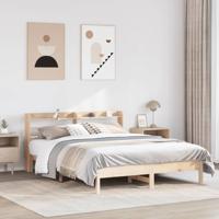 Bedframe zonder matras massief grenenhout 135x190 cm