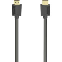 Hama 00205007 HDMI-kabel HDMI Aansluitkabel HDMI-A-stekker, HDMI-A-stekker 5.00 m Zwart 4K UHD